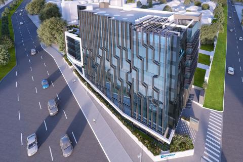 The proposed Wyndham Lux hotel in Rivervale.