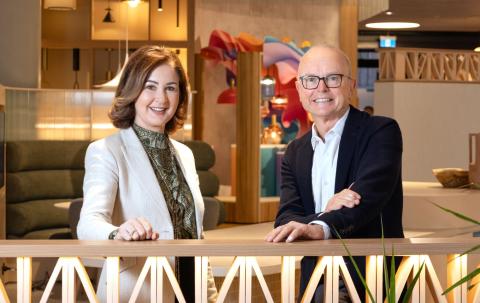 Dale Alcock and Cate Harman are working to build awareness of asbestos in the construction industry. Photo: Michael O’Brien