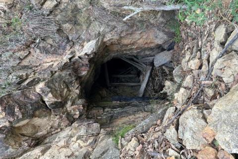 Historical workings at the Kookabookra gold project
