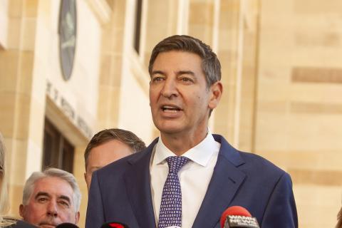 Basil Zempilas says ditching net zero is not a priority for Western Australians. Photo: Tom Zaunmayr