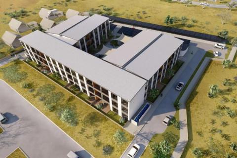 Artists' impression of the Bulgarra apartments project. Picture: Developed