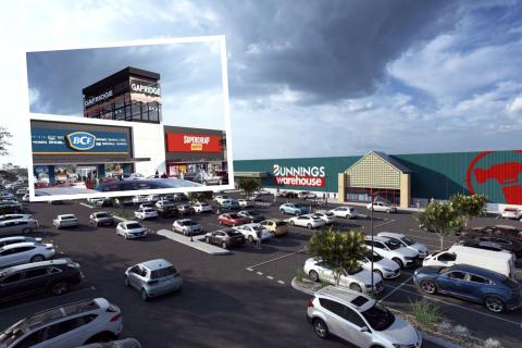 Renders of the Gap Ridge retail centre. Images: Meyer Shircore Architects via DAP documents.