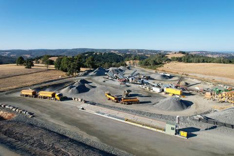 Shenton Ridge Hard Rock Quarry the only Granite Hard Rock Quarry in the Southwest.