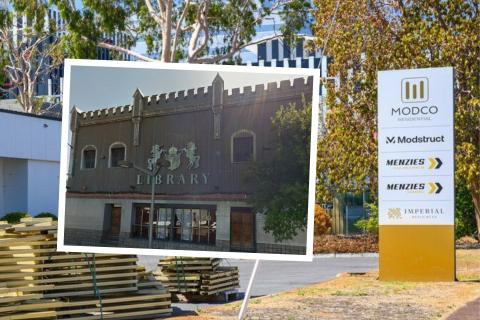 The Library nightclub (inset, from 2017. Photo: Google Maps).