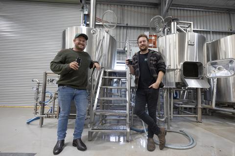 Martin and Dustin Michael from Funk Drinks. Photo: Tom Zaunmayr