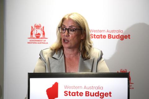 Rita Saffioti announced a record investment in road safety projects. Photo: Nadia Budihardjo