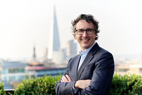 Simon Trott in London following his appointment as Rio Tinto CEO.