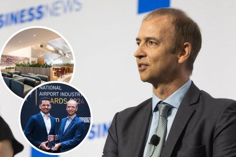 Main pic: Broome International Airport chief executive Craig Shaw. Photo: Michael O'Brien.