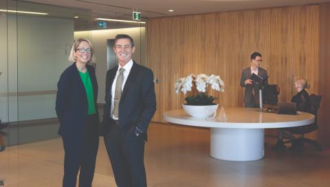 Justin Mannolini and Clare Pope are seeing renewed cross-border interest in WA’s M&A market. Photo: Michael O’Brien