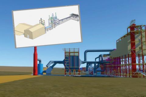 Renders of the proposed vanadium plant in Tenindewa. Images: via WAPC documents