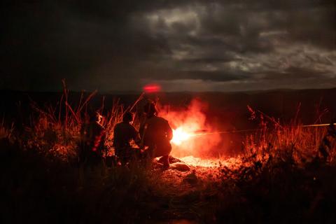 Photo: Cpl Brandon Grey and Capt Brittany Evans