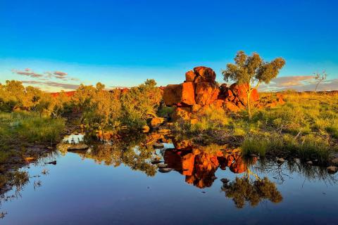 Murujuga rock art in the Burrup Peninsula.