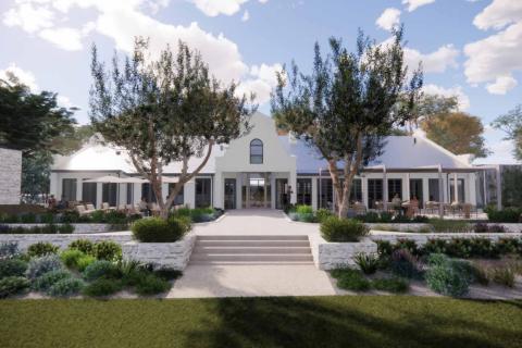 A render of the proposed Cape Lodge redevelopment. Image: Cast Studio via City of Busselton documents