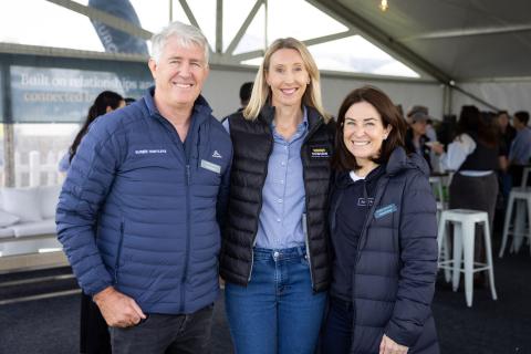 David Smyth, Danielle Green and Amanda Boyce