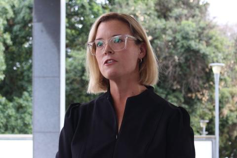 Hannah Beazley announced a show cause notice has been issued to the Shire of Coolgardie. Photo: Nadia Budihardjo