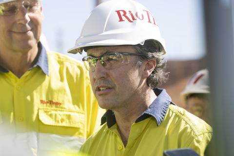 Rio Tinto CEO Simon Trott. Photo: Matt Jelonek