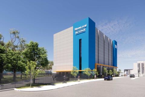 The proposed West Perth self-storage facility. Image: T&Z Architects via DAP documents