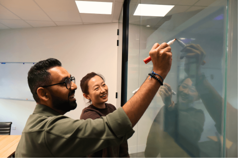 ALYKA team discussing the implications of GEO