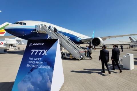 The 777X is expected to be delivered to Lufthansa next year.