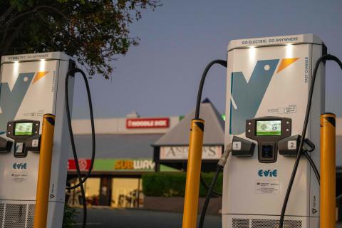 Evie Networks charging station