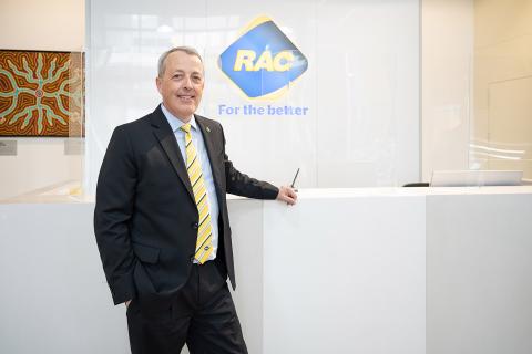 RAC chief executive Rob Slocombe.