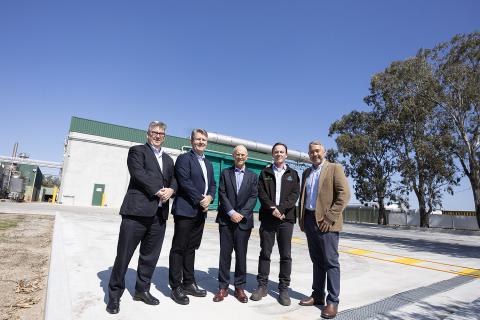 Craig Mostyn Group's David Keyte, Wayne Crofts, Neil Kearney, Ben Baron, and Andrew Mostyn. Photo: Tom Zaunmayr