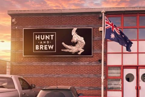 Brownes sells its Hunt and Brew product through 400 Tesco stores. Photo: Supplied