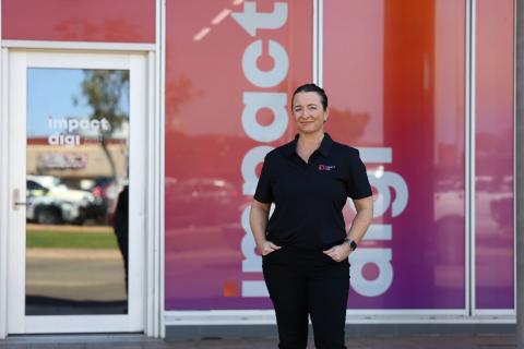 Tamara BinAmat saw demand for a local marketing agency while working as a journalist in Karratha. Photo: Tom Zaunmayr