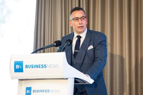 Outgoing Microsoft Asia Pacific defence and intelligence lead Andy Wood at a Business News event. 
