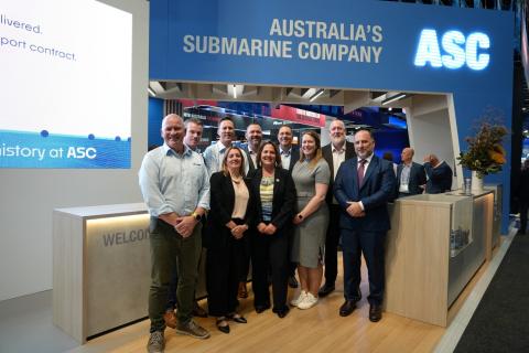 HIFraser team members at Indo Pacific in Sydney earlier this month. Photo ASC.