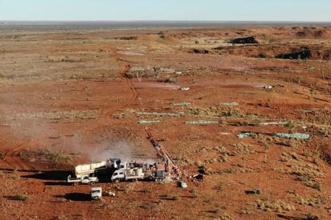 Drilling at Browns Range. Photo: Northern Minerals.