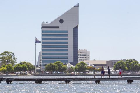 A $50m water recycling plant is being built in Bunbury. Photo: Tom Zaunmayr