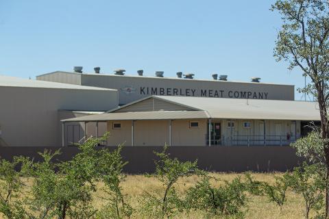 The Kimberley Meat Company abattoir between Derby and Broome. Photo: Tom Zaunmayr