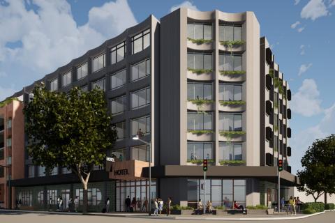 The proposed development on Queen Victoria Street. Image: Cameron Chisholm Nicol via DAP documents