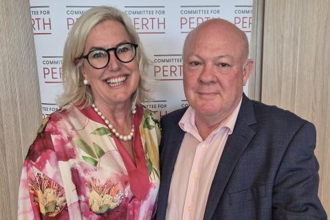 Paula Rogers and Tony Joyner