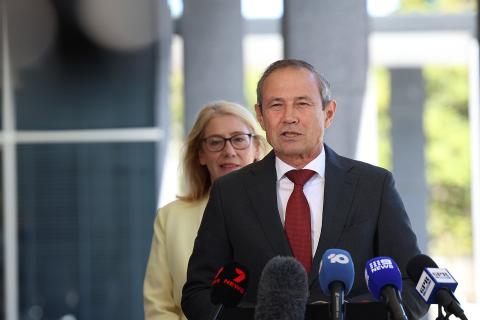 WA Premier Roger Cook says the company responsible should pay to clean Wittenoom. Photo: Tom Zaunmayr