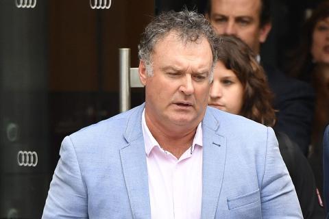 Rod Culleton leaves the Royal Commission into Misconduct in the Banking, Superannuation and Financial Services Industry in Melbourne, 2018. Photo: JULIAN SMITH/AAP Image