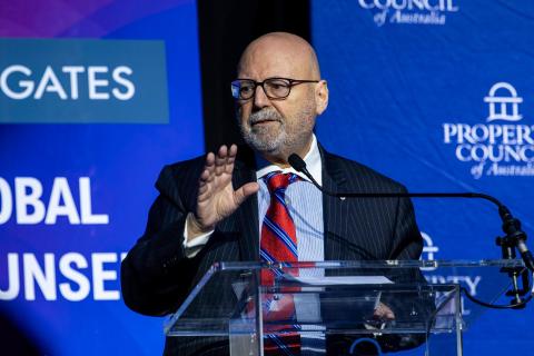 US Studies Centre chair and former ambassador to the US Arthur Sinodinos. Photo: Alan McDonald.