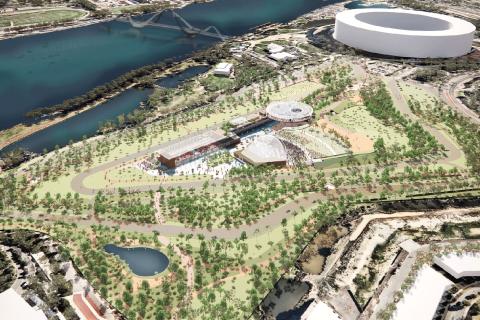 New designs for the Perth street circuit, now known as Perth Park