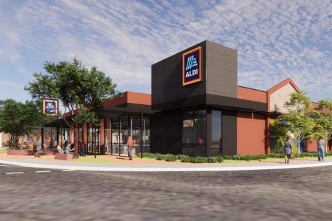 The proposed Aldi and McDonalds in Pinjarra. Image: Place Fabric via DAP documents