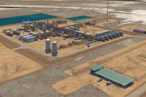 A render of the Belisama gas project. Image: Planning Solutions via WAPC documents