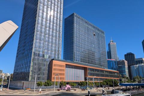 EQWest from the outside, but work still ongoing.