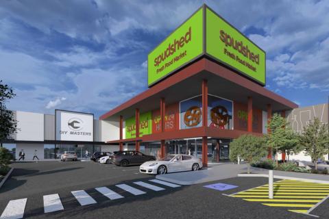 A render of the proposed Spudshed in High Wycombe. Image: meyer shircore architects via DevelopmentWA