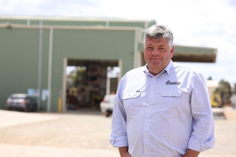 Commodity Ag managing director Alan Richardson in Gnowangerup. Photo: Tom Zaunmayr
