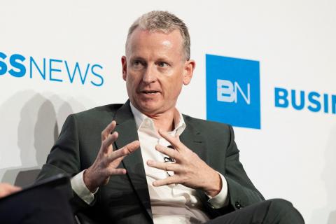 Damian Collins at a Business News event. Photo: Matt Jelonek.