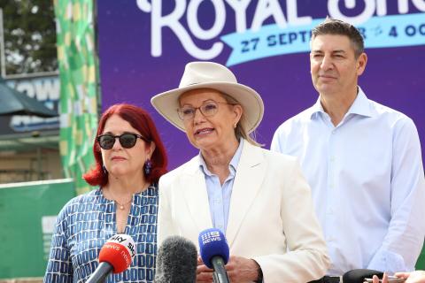 Melissa Price and Sussan Ley in Perth.