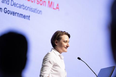 WA Energy Minister Amber-Jade Sanderson. Photo: Tom Zaunmayr