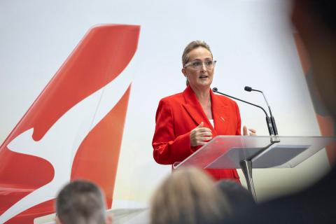 Vanessa Hudson delivers the group’s first-half performance.