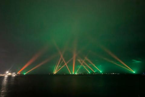 Lighting the Sound was best viewed through a lens. Photo: Tom Zaunmayr