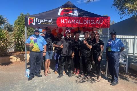 The Nyamal board at the opening of its new office. Photo: Nyamal Aboriginal Corporation